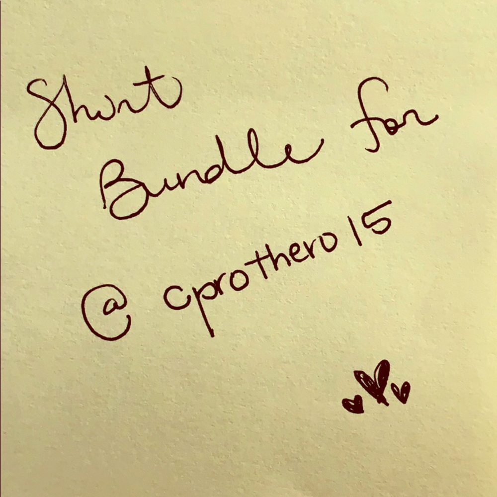 Tee bundle held for @cprothero15